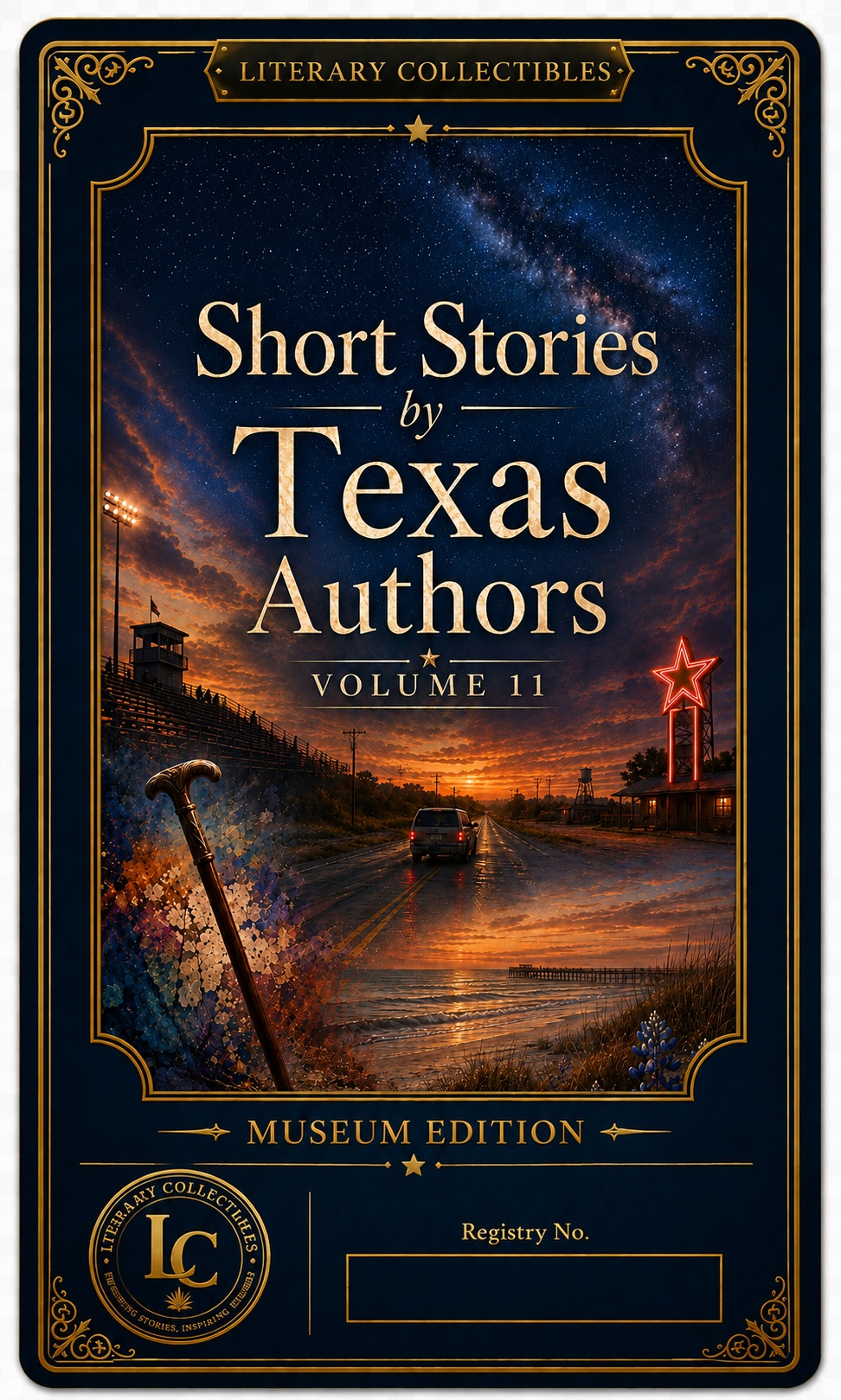 Front of the Short Stories by Texas Authors Volume 11 Museum Edition book collectible