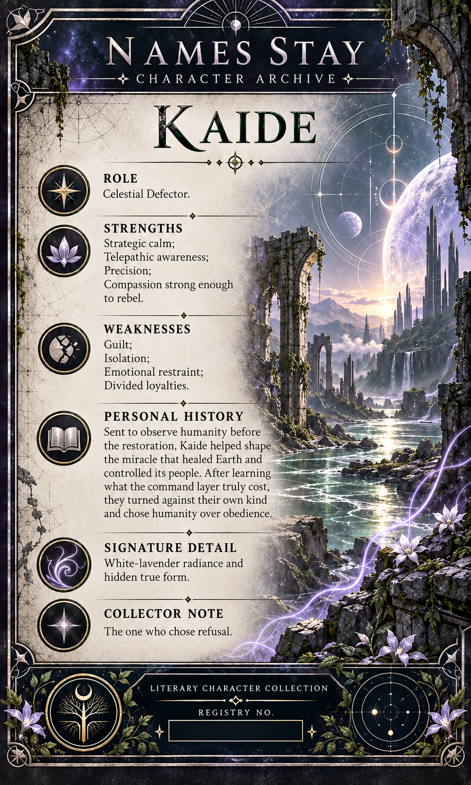 Kaide collectible back